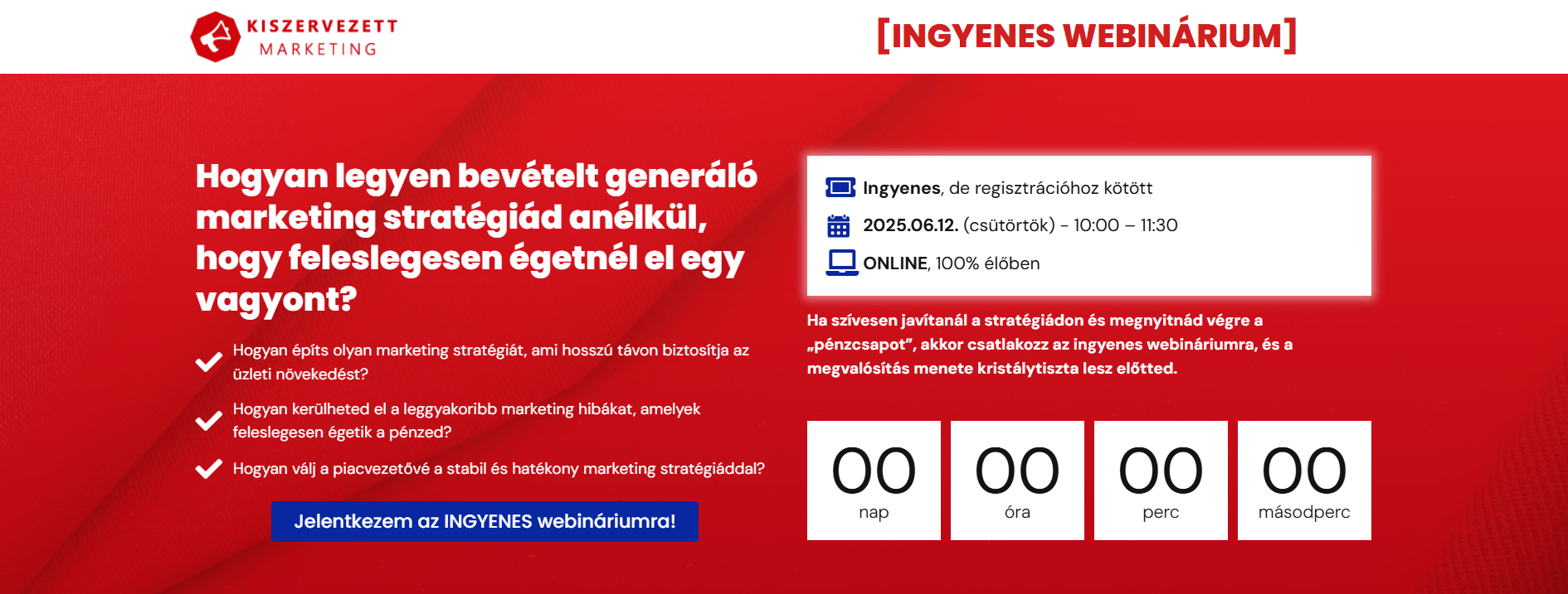 Ingyenes webinárium